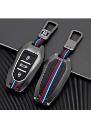 Car Key Shell Metal Case For Peugeot 207 3008 208 308 2008 307 508 5008 407 301 206 Citroen Allroad Zinc Alloy Car Key Bags Covers