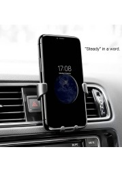 Auto Car Air Vent Phone Holder Clip Mount Smartphone Gravity for GPS Support Holder Mobile Phone Vehicle Rack Bracket