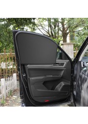 Magnetic Car Windshield Sunshade Front Rear Sun Shade Auto Window Curtain Cover UV Sun Protection Car Accessories