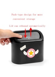 Cute creative personality car door hanging trash can car supplies sundries new storage box car interior supplies female parts