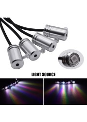 Car Led Decorative Light Atmosphere Lamps Car Party EL Wire Strip Light Auto Dashboard Audio Active APP Control Kit 4m/6m/8m