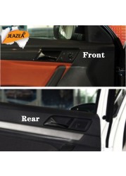 JEAZEA Car Front Rear Left Right Side Interior Door Handles Cover For VW Lavida 2008 2009 2010 2011 Passat 2006 2007 2008