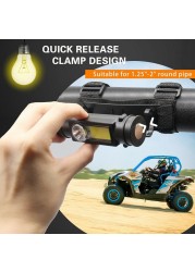 Multifunction Powerful Led Light Roll Cage General Lighting Waterproof Lamp Usb Charging Compatible For Polaris Utv Atv