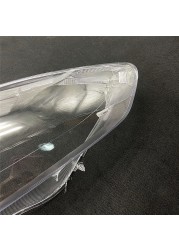 For Ford Escort 2019 2020 Headlight Cover Headlamps Shell Lens Transparent Lampshade Plexiglass Replace Original Lampshade