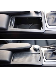 Auto Cylinder Blind Cup Holder Easy to Use Center Console Parts Zipper Cover Accessories Durable Car Interior For Mercedes C Calss W204