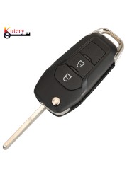 Kootri N5F-A08TAA Folding Remote Smart Car Key for Ford Escort Fusion Transit F150 F250 ID49 PCF7945P Chip 315MHZ 2/3/4 Buttons