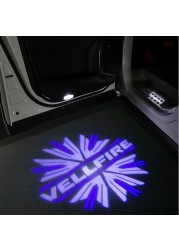 2pcs Car Logo Projector Lamp Welocme Light For Toyota Alphard Vellfire Car Style Alphard Car Door Light Vellfire Attractive Light