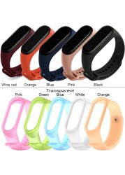 For Xiaomi Mi Band 4 3 Strap Replacement Wrist Straps Bracelets Silicone Watch Band For Xiaomi Mi Band Wristband Strap