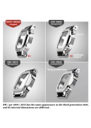 G-Refit DW5600 5610 G5600E Metal Bezel Stainless Steel Watchband 5600 Strap GW-B5600 Band WtachCase Accessories With Tools