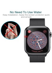 For Apple Watch 7 45mm 41mm Screen Protector For IWatch Series 6 5 4 3 2 1 38mm 42mm 40mm 44mm 1-5pcs Hydrogel Film Not Glass