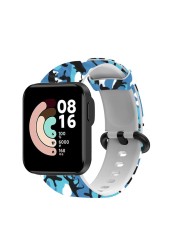 For Mi Watch Lite Silicone Strap Replacement Sport Band Printed Bracelet For Redmi Wrist Watch Band Wrist Strap