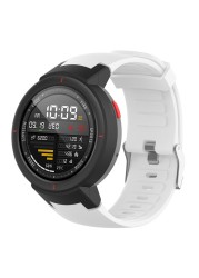 شريط سيليكون ل Amazfit Verge/verge Lite الرياضة سيليكون الفرقة استبدال الفرقة ل Huami Verge/verge لايت الإفراج السريع مشبك