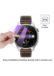 Glass Film For Huawei Watch 3 Pro Full Cover Waterproof Anti-scratch Glass 2.5d 9h Hardnedd Screen Protector Film For Gt3 Pro