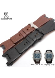 High Quality Genuine Leather Bracelet Band 32*18mm Watch Strap For Diesel Watch Band For DZ1273 DZ1216 DZ4246 DZ4247 DZ287 Strap