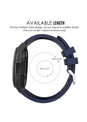 22mm Silicone Band for Samsung Galaxy Watch 46mm Sport Original Strap for Samsung Gear S3 Frontier/Classic Galaxy Watch 3 45mm