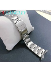 Diver Watch 20mm 22mm Stainless Steel Watch Band for Seiko SKX007 009 Series Replacment Wristband Bracelet Accessories