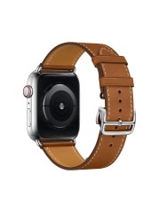 For Apple Watch Band Series 7 6 5 4 3 2 1 SE Genuine Leather Band Apple Watch 45mm 41mm 44mm 40mm 42mm 38mm Strap for iWatch