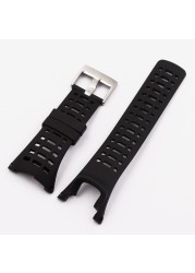 Watch Accessories Silicone Rubber Strap For Suunto Ambit 3 Peak - Ambit 2, Men's Rubber Watch Band