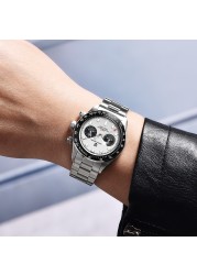 Pagani Design Panda Retro Watch Men 2022 Quartz Wrist Watch Men Luxury Sports Chronograph Luminous Sapphire Mirror Reloj Hombre