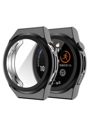 Full TPU Case For Huawei Watch Gt Runner Cover Bumper Protective Shell Screen Protector TPU Case For Huawei Gt Runner Case