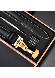 Soft Leather Watch Straps for Samsung Galaxy Gear S3 Business Strap Bracelets Men Women Watches 18mm 20mm 22mm 24mm