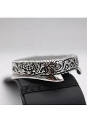 For Apple Watch Case Retro Carved Pattern Metal Protector SE Series 6 5 4 3 2 Cover for iWatch 40mm 44mm 38mm 42mm Bumper