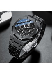 CHENXI Fashion Business Men Watches Top Brand Luxury Quartz Watch Men Stainless Steel Waterproof Wristwatch Relogio Masculino