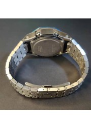Hontao GA2100 3rd Casioak Fashion Kit Watch Case With Screws Watch Band DIY Stainless Steel For GA-2100/2110 All Metallic Strap