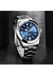 2022 New BENYAR Stainless Steel Automatic Men's Watches Top Brand Water Resistant Luxury Mechanical Wristwatch for Men