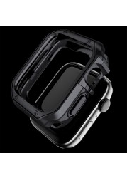 Luxury Stainless Steel Strap + Case for Apple Watch 41mm 45mm 44mm 40mm 42 Band Metal Bracelet for iWatch Serie 7 6 5 4 Wristband