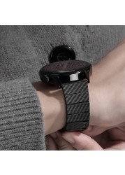 20mm 22mm Watch Strap For Samsung Watch 4 Classic 46mm 42mm Active 2 Carbon Fiber Kevlar Bracelet Galaxy Watch 4 44mm 40mm Strap