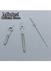 Miuksi Watch Silver Hands Green Luminous Hands Fit NH35 NH36 ETA 2824 2836 Miyota 8205 8215 821A Mingzhu 2813 3804 Movement