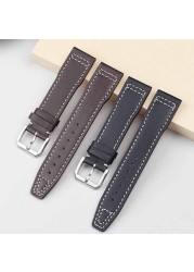 Genuine Leather Strap 20mm 21mm Replacement Watch Band Suitable for IWC Pilot Mark XVIII IW327004/377714 Watch Strap Bracelet