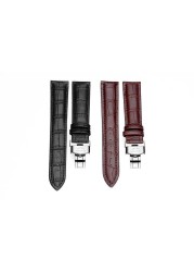 GUANQIN original strap for 20mm black brown for GUANQIN watch 20022