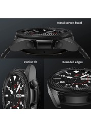 Metal Bezel For Samsung Galaxy Watch 4 Classic 46mm 42mm Adhesive Anti-scratch Protector For Galaxy Watch 3 45mm 41mm