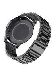 22mm/20mm Titanium Alloy Strap For Samsung Galaxy Watch 3 Huawei Watch 3/GT2 Stainless Steel Bracelet Band For Amazfit GTR 3 Pro