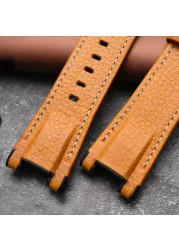 Leather Strap for Casio GST-S100g/S110/S130l/W100G/W110/210B/400G/410/B100/W300 Wristband Accessories 26x14mm