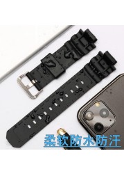 High Grade Rubber Wrist Strap For Casio G-shock AW-591/590/AWG-M100/101/G-7700 Replacement Bracelet Watch Band