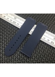 Watch Accessories Silicone Strap For Hublot Men Watchband 25*19mm 22mm Buckle Strap Male Top Brand Watch Strap Band Fusion Chain