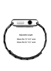 Magnetic strap for apple watch band 44mm 40mm 42mm 38mm 45mm 41mm stainless steel metal link bracelet iwatch serie 6 5 4 3 se 7