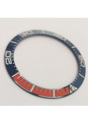 38mm Accessories Parts Blue Orange Ceramic Bezel Insert Fit For 40mm Submarine Crew SKX 007 Watch