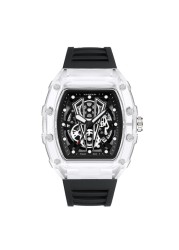 Luxury Military Watch Men Calendar Wrist Watch Men Sports Silicone Watches For Men Tonneau