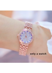 Women Watches 2022 Fashion Creative Famous Brand Small Diamond Gold Wrist Watch Female Wristwatch Bayan Kol Satti 2021