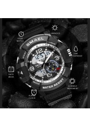 ساعة رياضية للرجال ساعات مقاوم للماء ساعة تنبيه تاريخ السيارات LED الرقمية reloj hombre 8036 العسكرية ساعات كوارتز ساعات المعصم