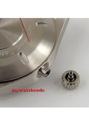 40mm Arc Glass 316L Stainless Steel Watch Case Fit NH35A NH36A Movement