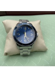 2021 Hot Sale Luxury BR Three Needle Calendar Stainless Steel Blue Face Quartz Watch