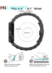 حزام ل Huami Amazfit GTS /Bip المعصم سوار ل غالاكسي ساعة 3 41 45 مللي متر جير S3 الفولاذ المقاوم للصدأ 22 مللي متر 20 مللي متر الرياضة حزام (Watch) ساعة