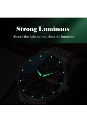 POEDAGAR Men's Watch 2022 Stainless Steel Stain Business Quartz Men's Wristwatch Waterproof Luminous Date Swiss Brand Luxury Watches