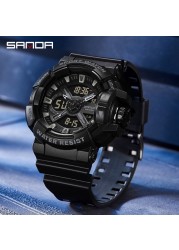 SANDA 2022 Luxury Brand Men Watches Military 50M Waterproof Wristwatch Quartz Watch for Men Clock relogio masculino