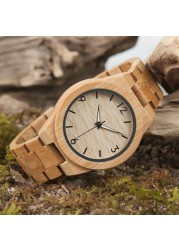 relogio masculino bobo bird wood watch men top brand luxury wooden watches men great gift drop shipping W-D27